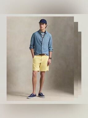 NWT Polo Ralph Lauren 9-Inch Tailored Fit Performance Short